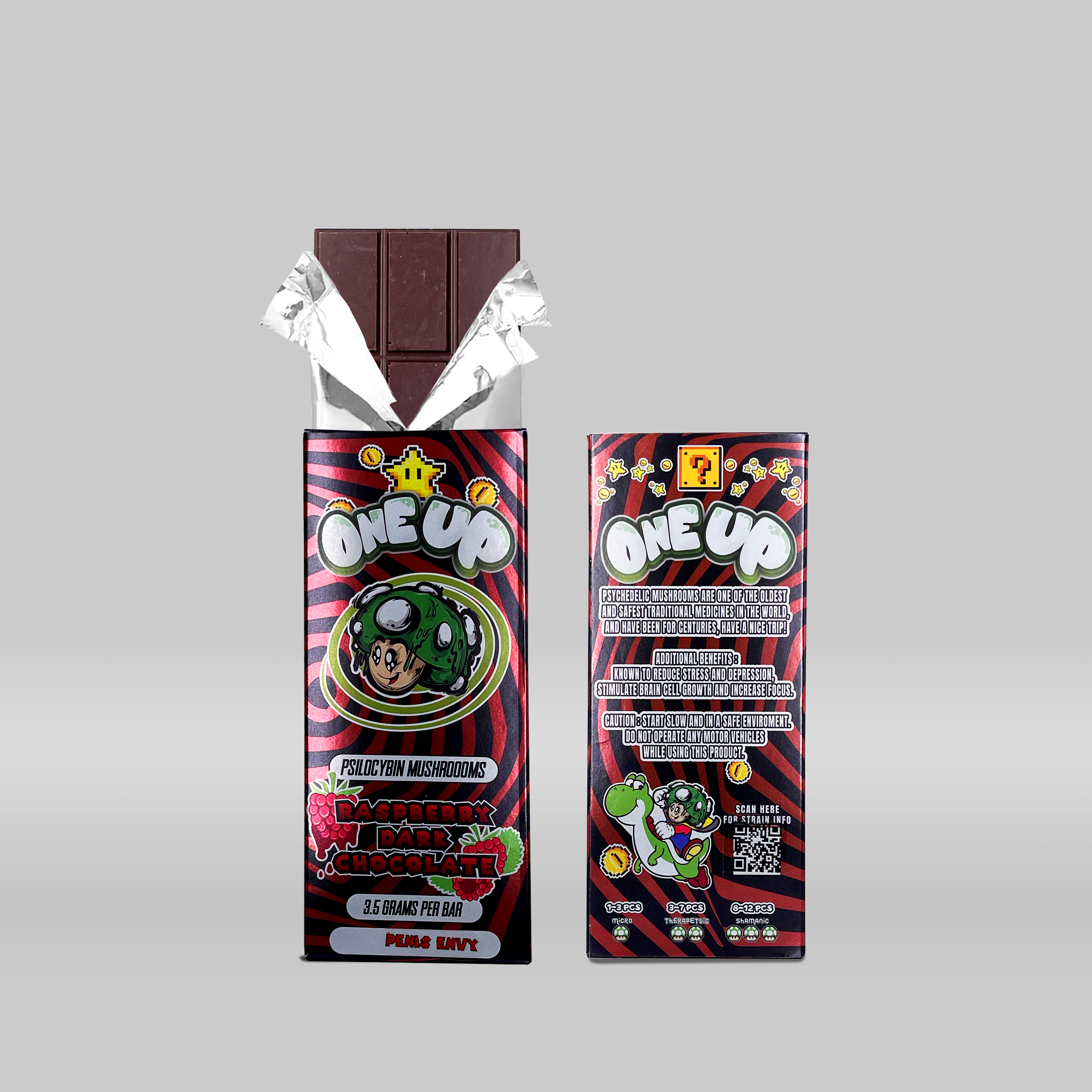 Oneup Magic Mushroom Chocolate Bars  - District Connect - Washington DC  i71 Weed Delivery