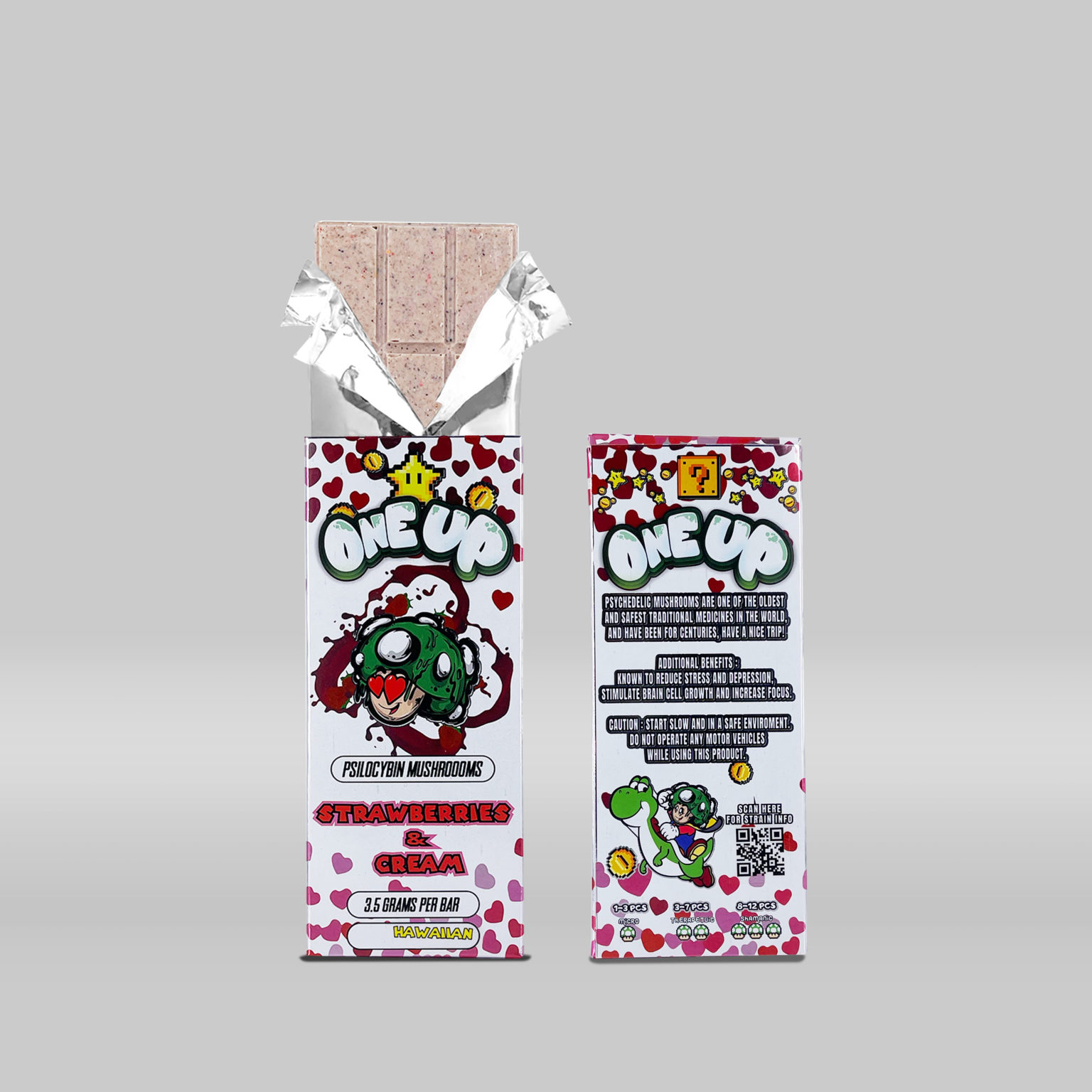 Oneup Magic Mushroom Chocolate Bars 3.5g District