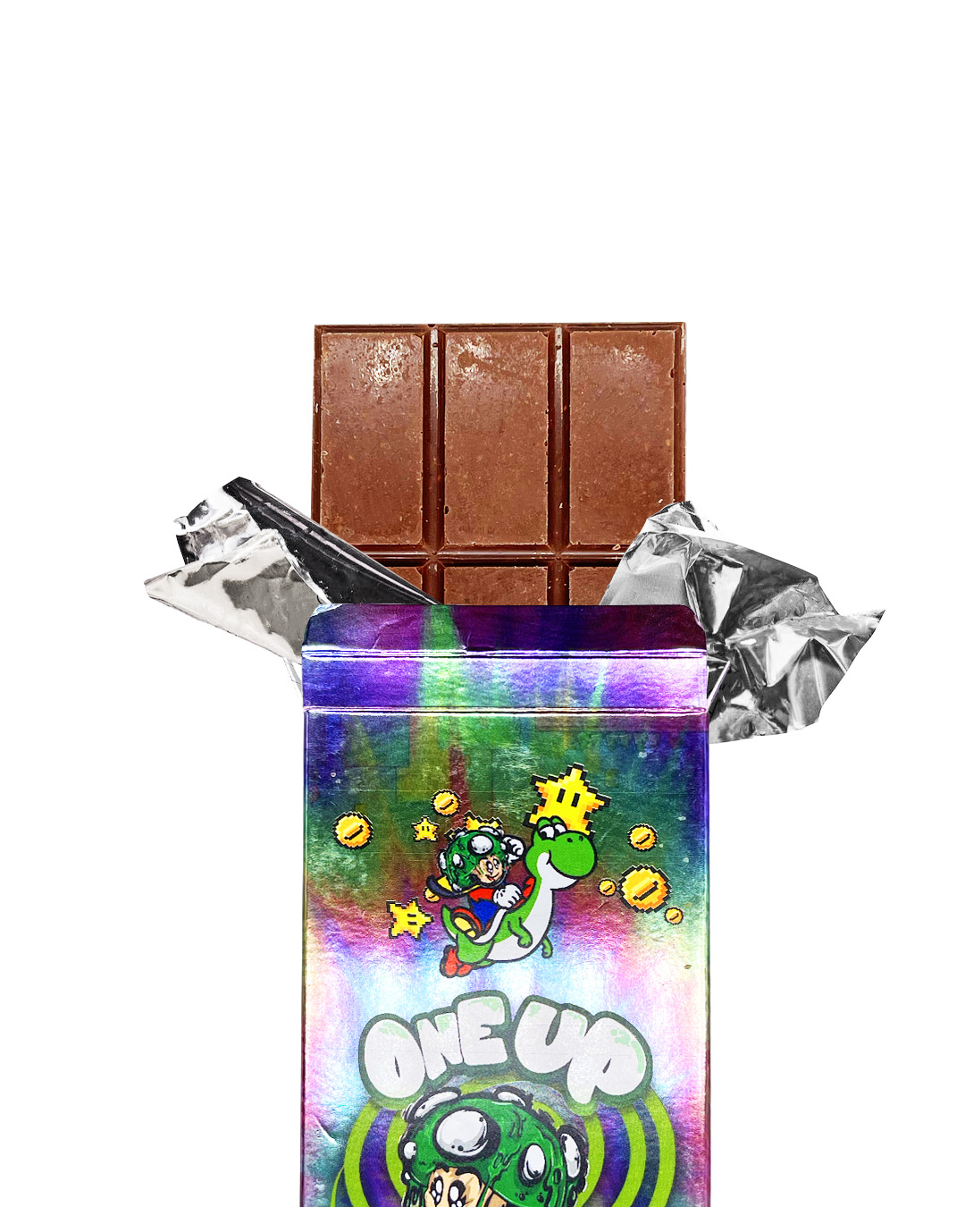 Oneup Magic Mushroom Chocolate Bars  - District Connect - Washington DC  i71 Weed Delivery