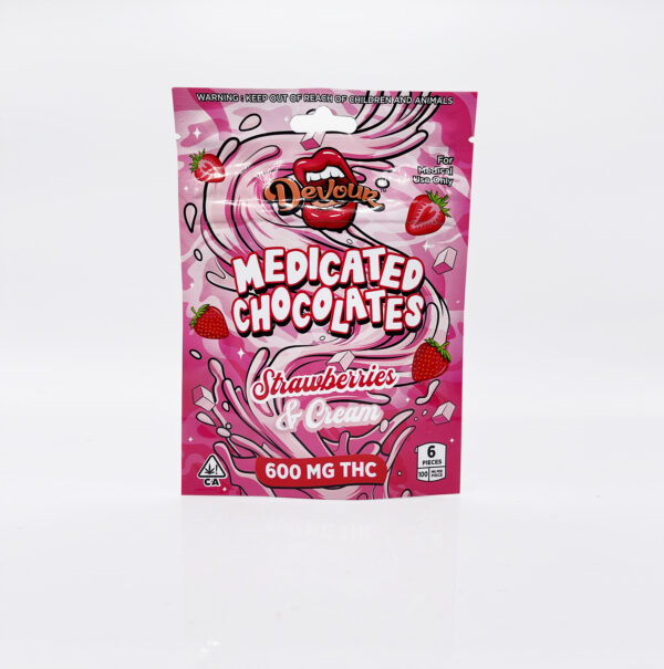 Devour Medicated Chocolates 600mg District Connect weed delivery