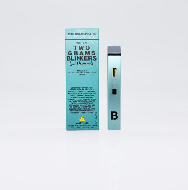 Blinkers Live Diamonds 2g disposable vape District Connect Washington DC weed delivery