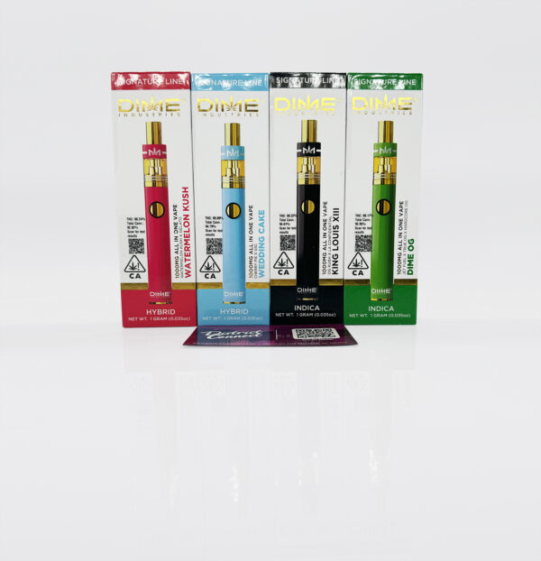 Dime All in one 1000mg disposable vape thc Signature line district connect washington dc weed delivery
