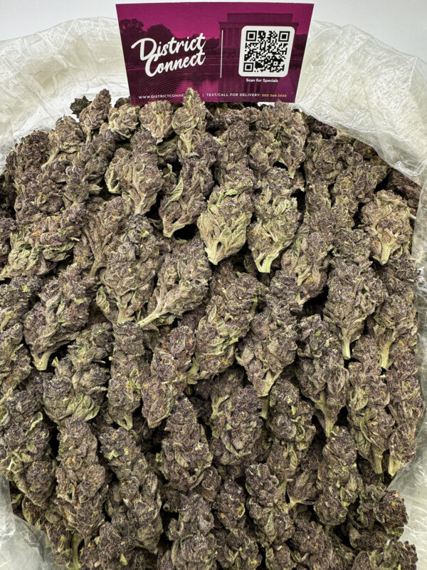Purple Cherries Strain District Connect virginia weed delivery