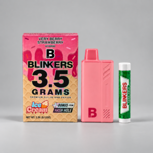Blinkers 3.5G premium all-in-one device with bonus Blinkers Hash Hole and retail packaging.