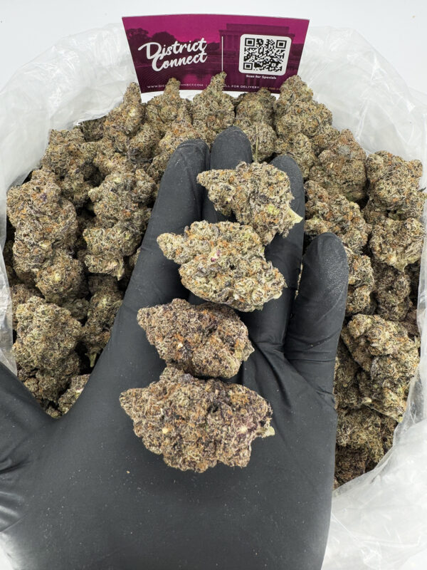 Purple Mendo Kush Strain District Connect rva weed delivery