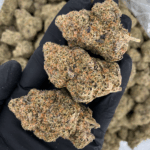 Dry Ice hybrid cannabis flower from District Connect Washington DC weed delivery