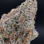 Jelly Roll indica hybrid cannabis strain with 24–28% THC, sweet berry and grape aroma, available for weed delivery in Washington DC and Northern Virginia via District Connect.