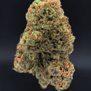Lemon Cherry Gelato indica hybrid cannabis strain with 22–26% THC, bursting with cherry and lemon flavors — available for weed delivery in Northern Virginia and Washington DC via District Connect.