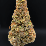Midnight Runtz indica hybrid cannabis strain with blueberry candy flavor and 25–26% THC available for weed delivery in Northern Virginia and Washington DC via District Connect.
