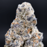 Chrome Dome by Maven Genetics – premium craft flower with sugar coated buds, vivid green & purple, available for Washington DC and Northern Virginia delivery via District Connect.