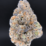 Chrome Dome by Maven Genetics – premium craft flower with sugar coated buds, vivid green & purple, available for Washington DC and Northern Virginia delivery via District Connect.
