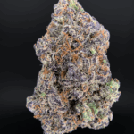 Zoza by Wizard Trees – dense olive-green & purple designer buds with heavy trichome frosting, 37-38% THC craft flower available for Washington DC delivery via District Connect.