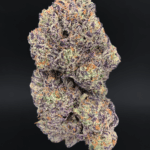 Zoza by Wizard Trees – dense olive-green & purple designer buds with heavy trichome frosting, 37-38% THC craft flower available for Washington DC delivery via District Connect.