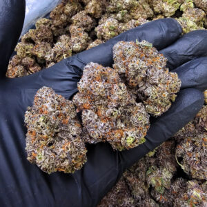 God’s Breath indica hybrid 25–28% THC available for Washington DC, Virginia, Maryland, and Richmond VA weed delivery