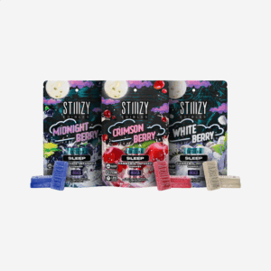 STIIIZY Sleep Gummies 100mg THC 50mg CBN White Berry District Connect delivery Washington DC and Northern Virginia