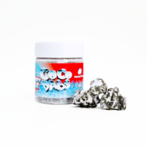 THCa Snowball Moon Rocks coated in THC powder available for DC and Northern Virginia delivery