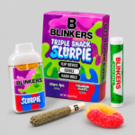 Blinkers Flip Triple Snack Slurpie 2G with dual-chamber vape, Blinkers Hash Hole and 100MG edible, featured by District Connect in Washington DC and Northern Virginia.