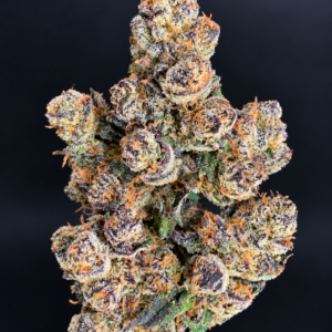 Ultra Violet by G3 Cultivators, a potent 80/20 indica-dominant purple flower with 32% or more THC, available from District Connect for cannabis delivery in Washington DC and Northern Virginia.